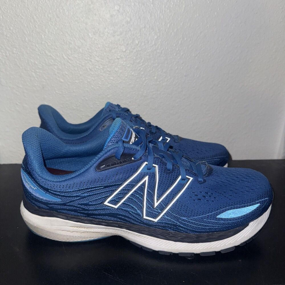 New Balance Men Running Sneaker Fresh Foam X 860v12 M860B12 Blue Size 11.5 4E